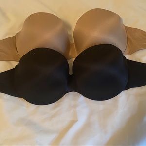 Strapless bras